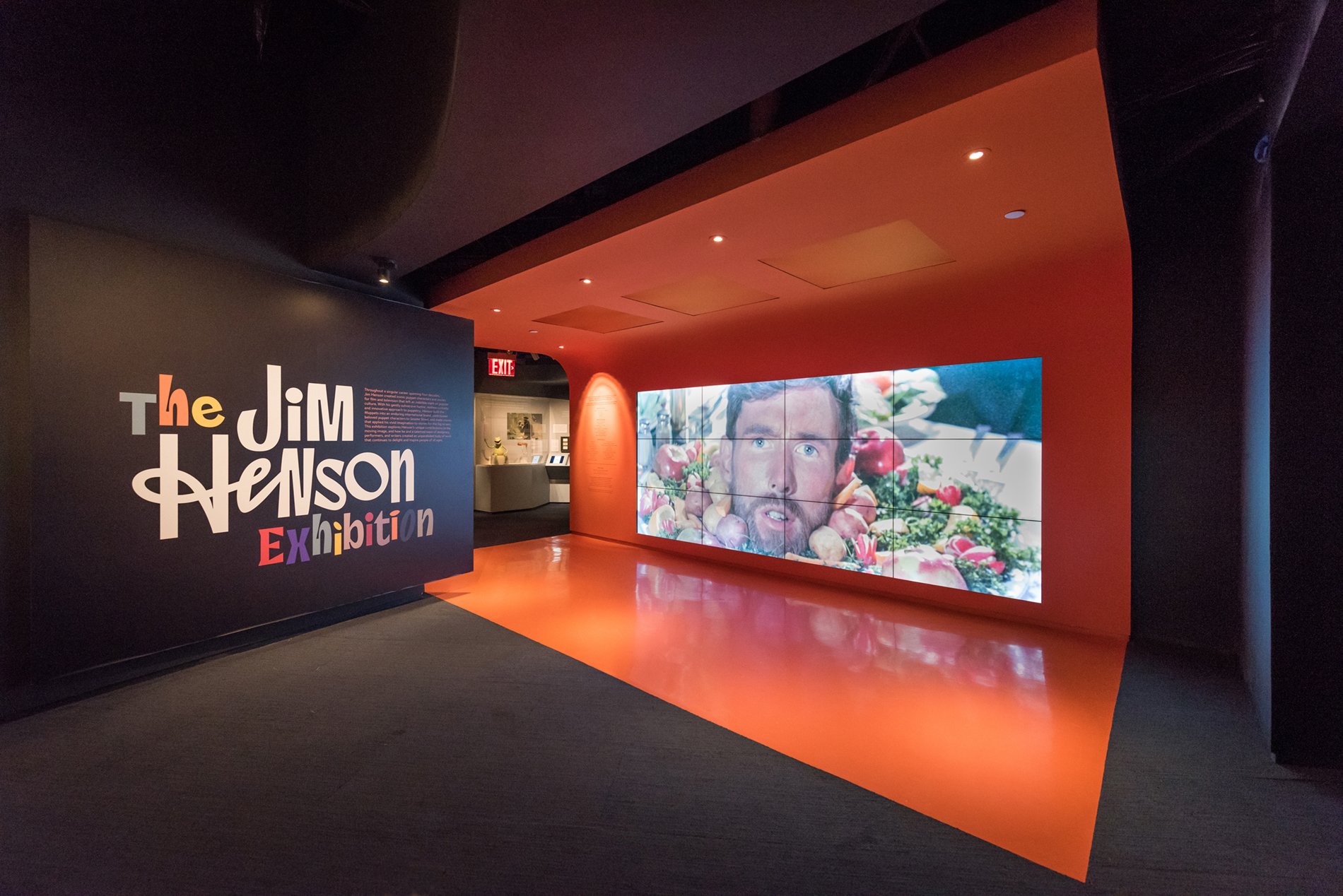 Entry way to the Museum's Jim Henson Exhibition