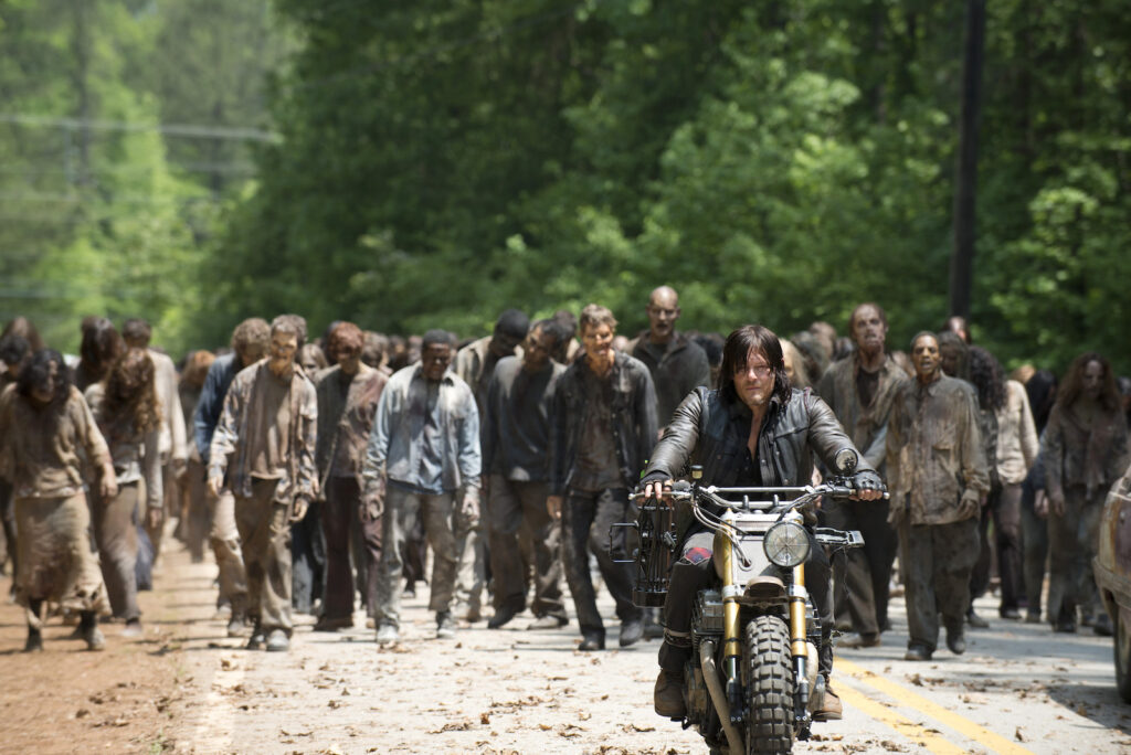 Norman Reedus as Daryl Dixon - The Walking Dead _ Season 6, Episode 1 - Photo Credit: Gene Page/AMC