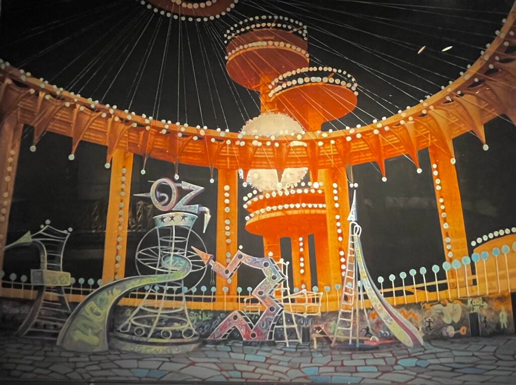 Concept art for playground, <em>The Wiz</em> (1978), 1977. (On view in <em>Behind the Screen</em>.)